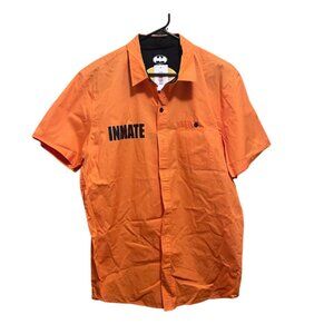 Batman Arkham Asylum Orange "INMATE" Short Sleeve shirt